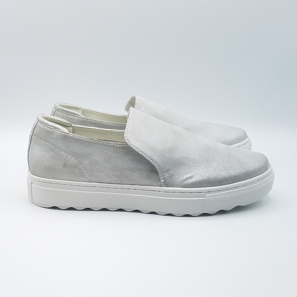 J/Slides Perrie Slip On Shoes  Silver Size 8.5 - Picture 7 of 14